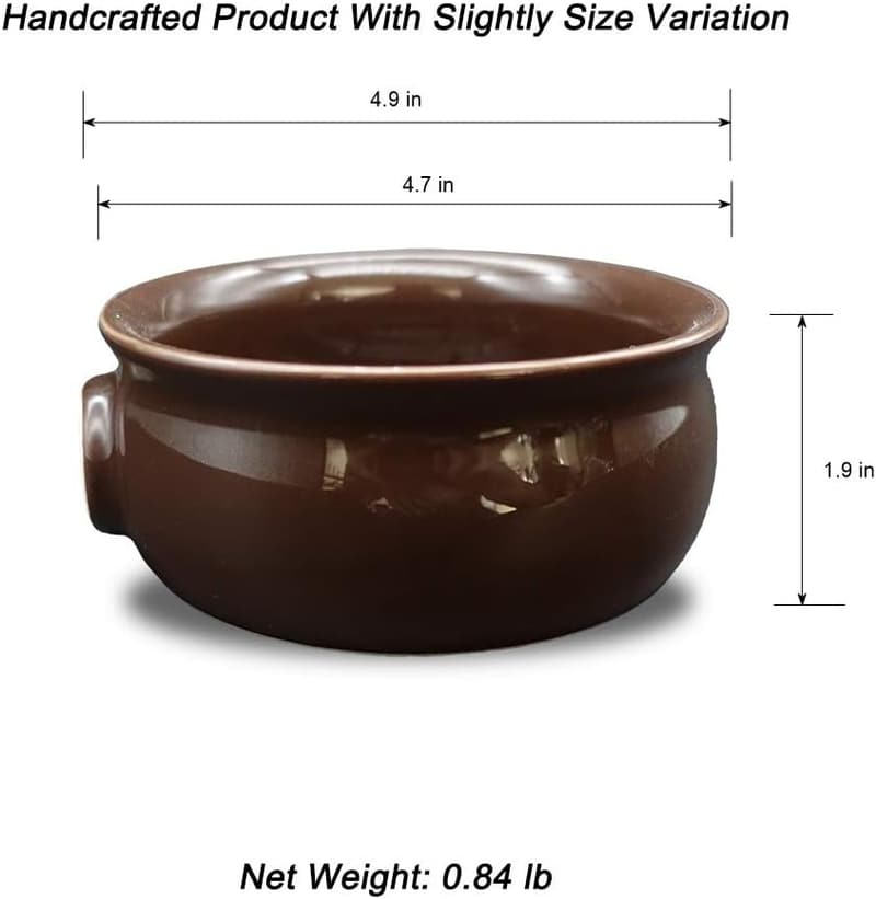 Men's Ceramic Shaving Soap Bowl with Non-Slip Handle