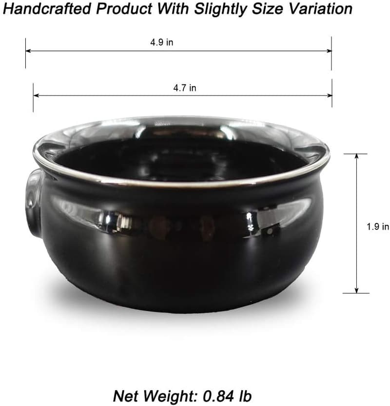 Black Shaving Soap Bowl for Men - Easy Lathering