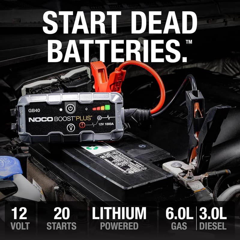 NOCO Boost Plus GB40 Car Battery Jump Starter & Charger