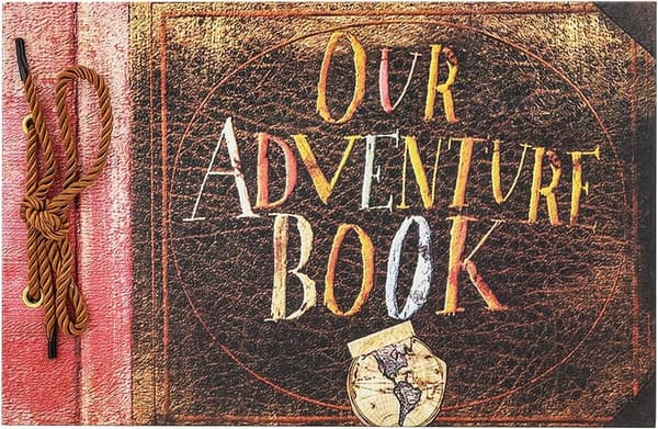Anniversary Photo Album Scrapbook – 80 Pages with Bonus Postcards