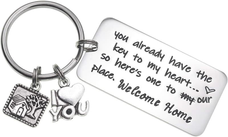 New Home Keychain Gift for Housewarming Celebration