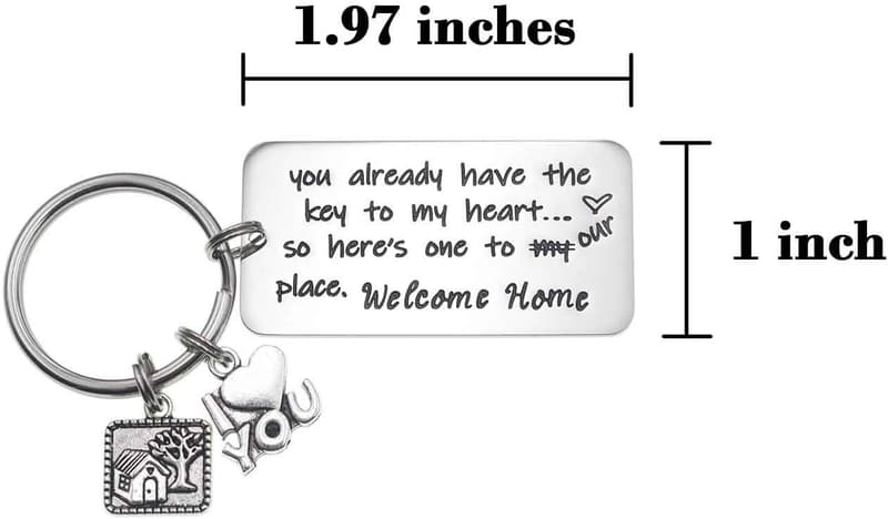 New Home Keychain Gift for Housewarming Celebration