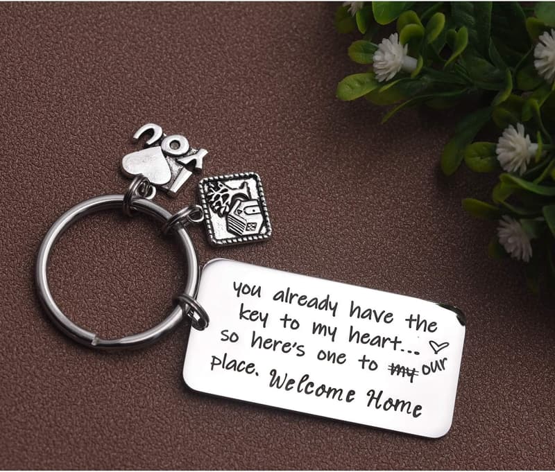 New Home Keychain Gift for Housewarming Celebration