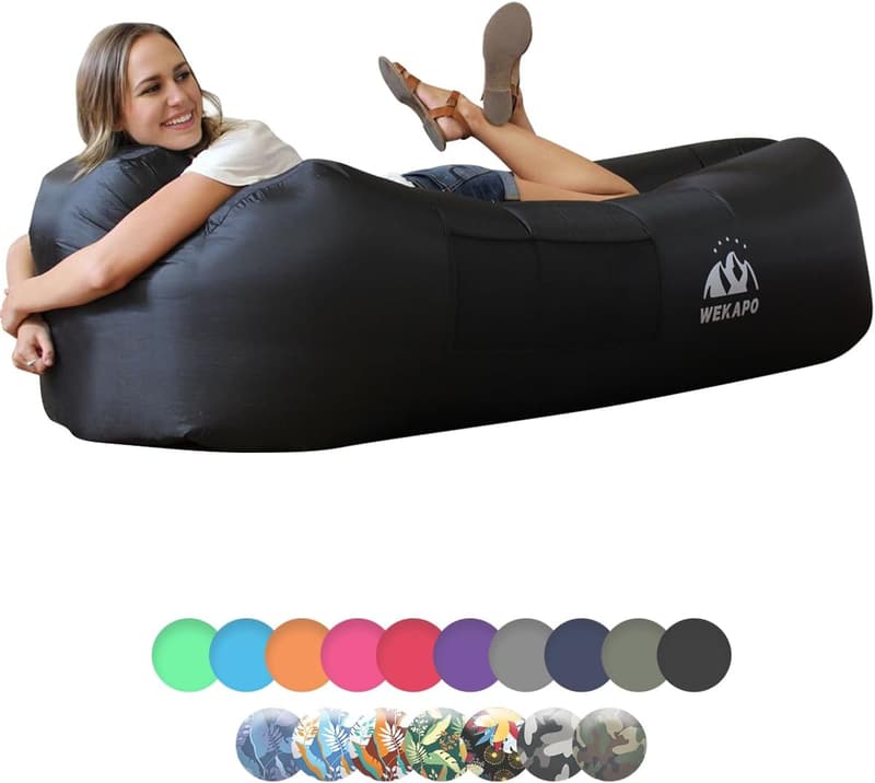 Portable Waterproof Inflatable Lounger - Ideal for Camping & Beach