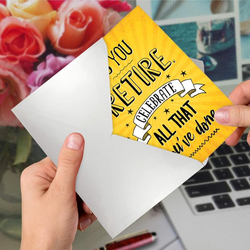 Retirement Card with Envelope - Funny Congrats Greeting