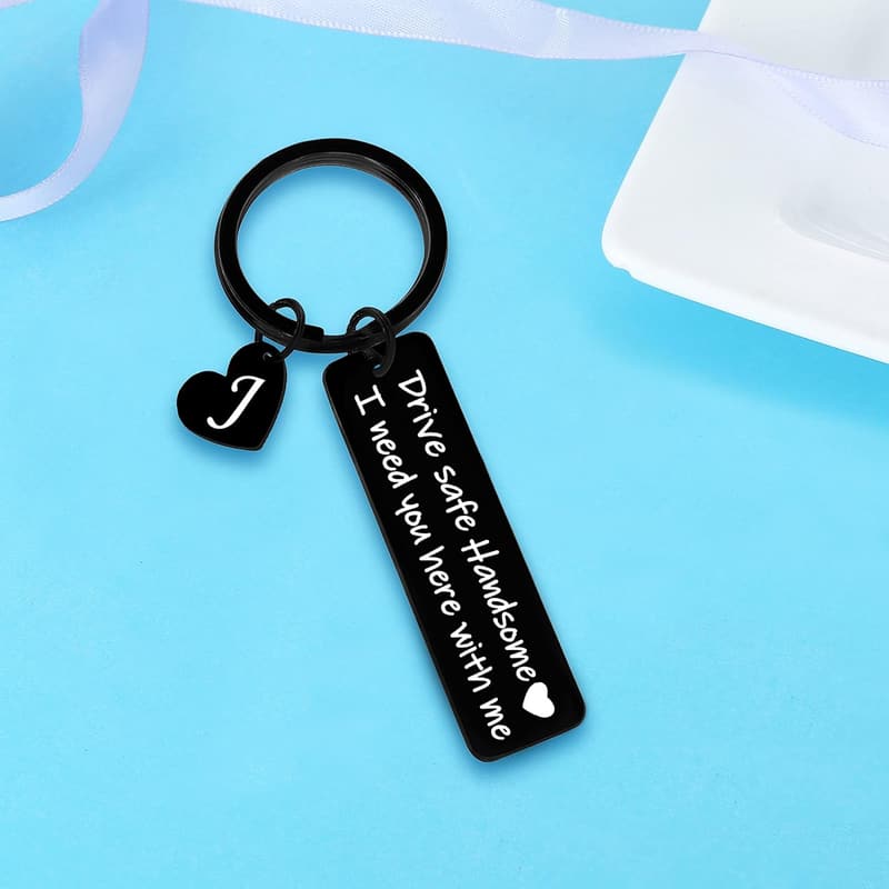 Drive Safe Keychain - Thoughtful Gift for Him