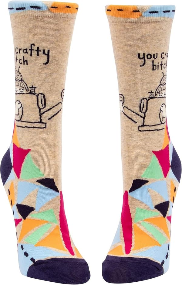 Novelty Crew Socks for Women (Size 5-10)