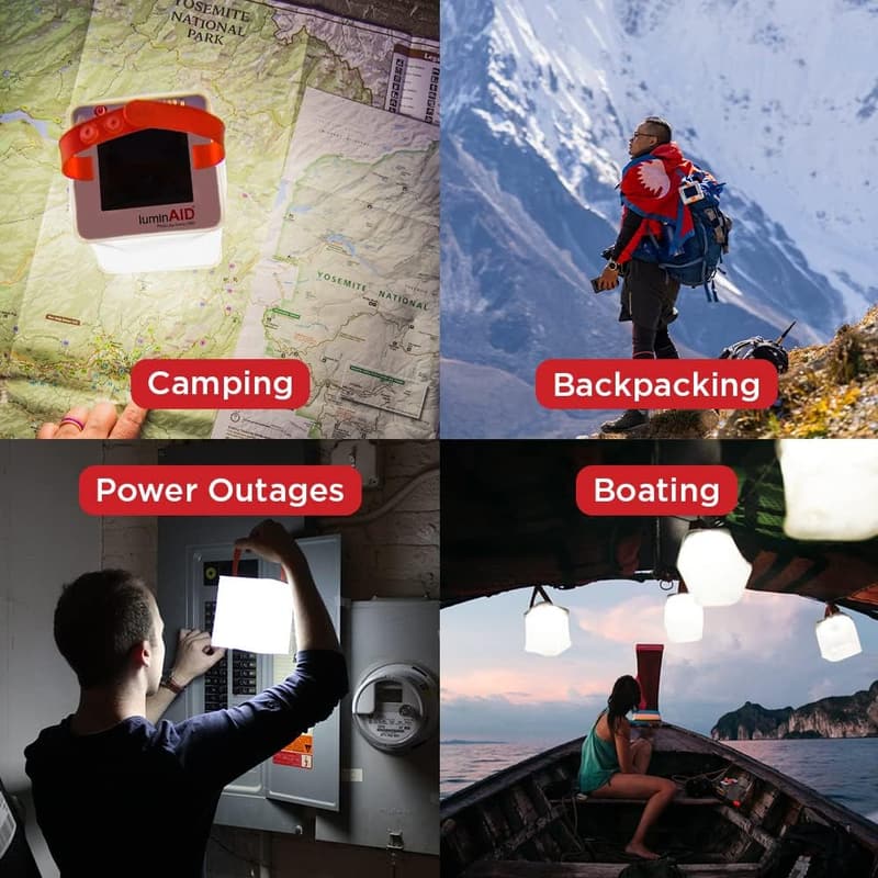 LuminAID Solar Inflatable Lantern for Camping & Emergencies
