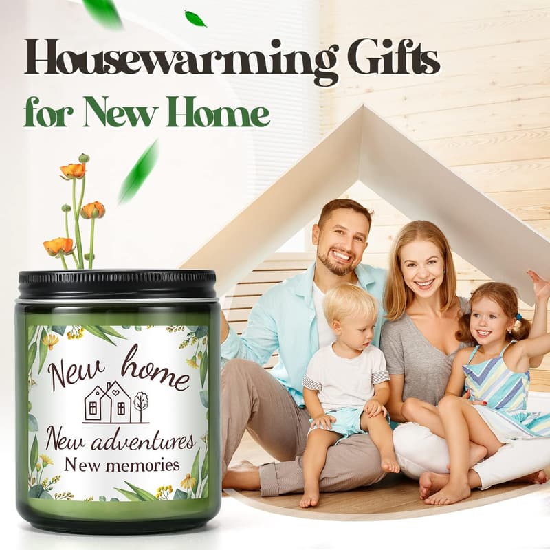 Lavender Scented Candle - Unique Housewarming Gift for Couples