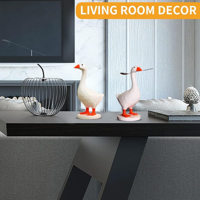 Kawaii Magnetic Goose Key Holder - Fun Home Decor Gift