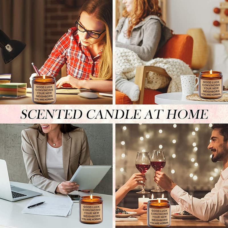 Housewarming Gift: SUVEUS Fruity Scented Soy Candle (7oz)