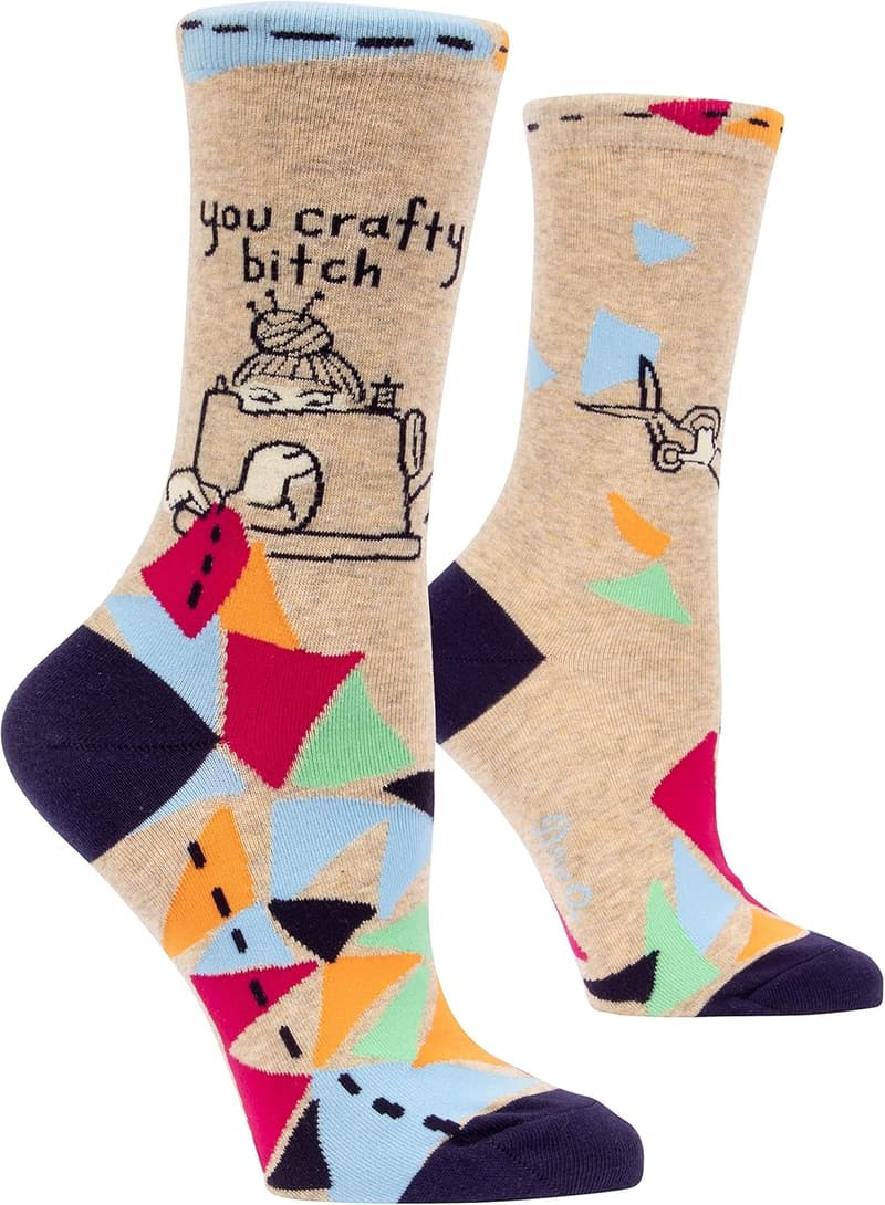 Novelty Crew Socks for Women (Size 5-10)