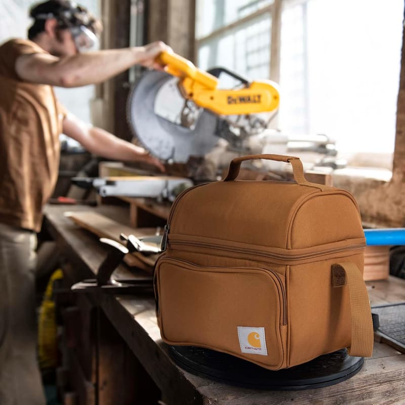 Carhartt Insulated Brown Lunch Cooler for 12 Cans