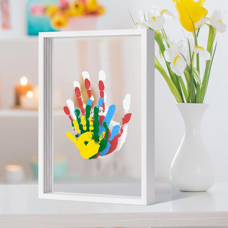 Family Handprint Kit - DIY Keepsake Frame for New Parents