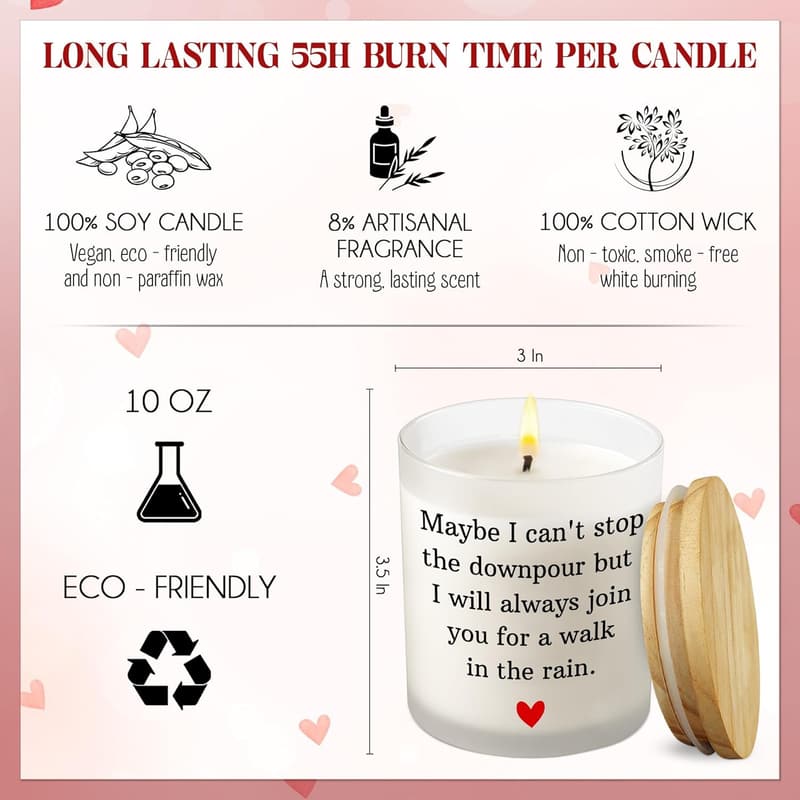 Thinking of You Candle - 10 oz Vanilla Lavender for Women