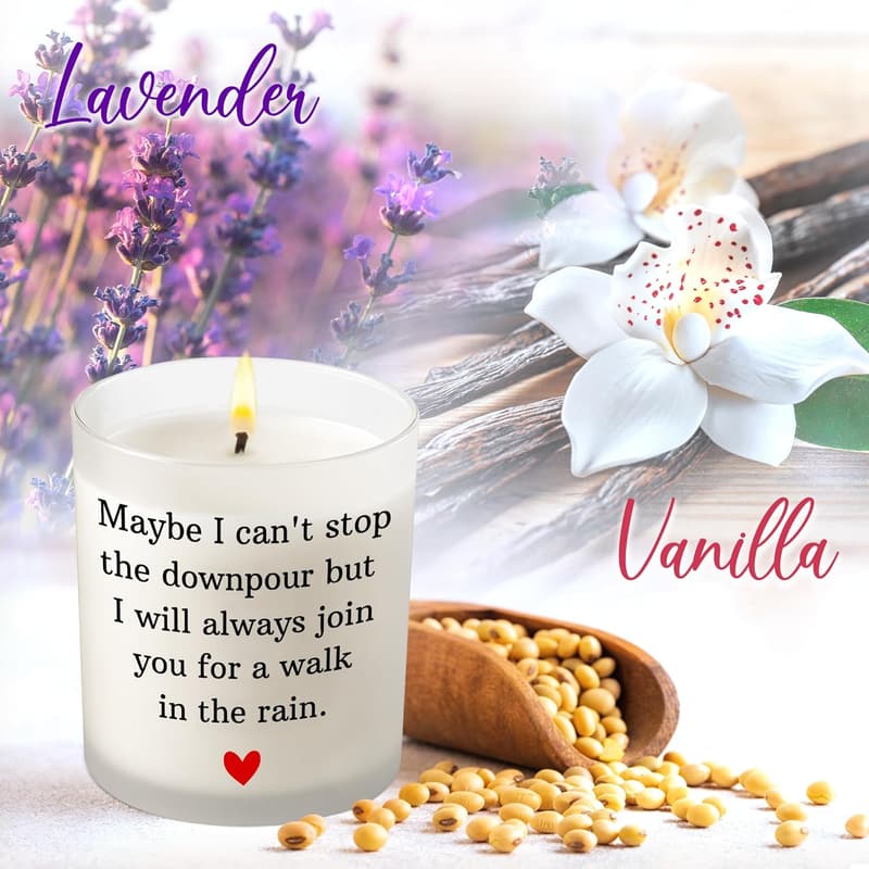 Thinking of You Candle - 10 oz Vanilla Lavender for Women