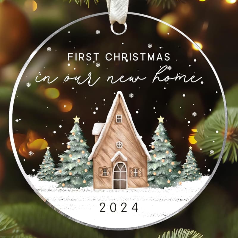 2024 Housewarming Acrylic Ornament - Gift for Couples