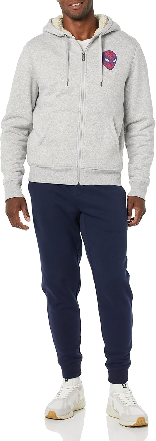 Men's Sherpa-Lined Full-Zip Hoodie - Disney, Marvel, Star Wars
