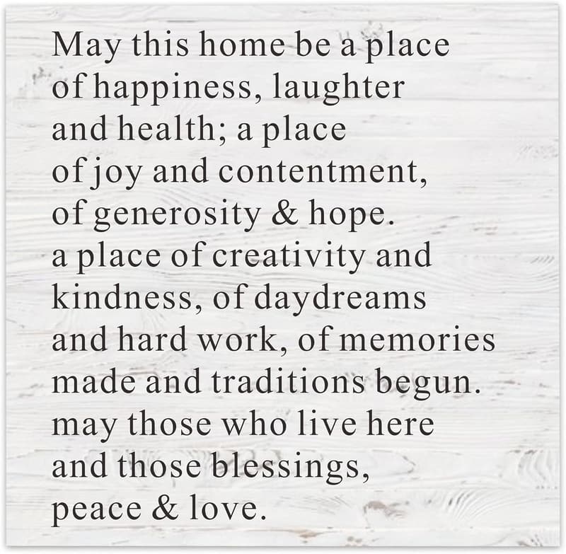 Housewarming Gift: Wooden Sign for New Homeowners