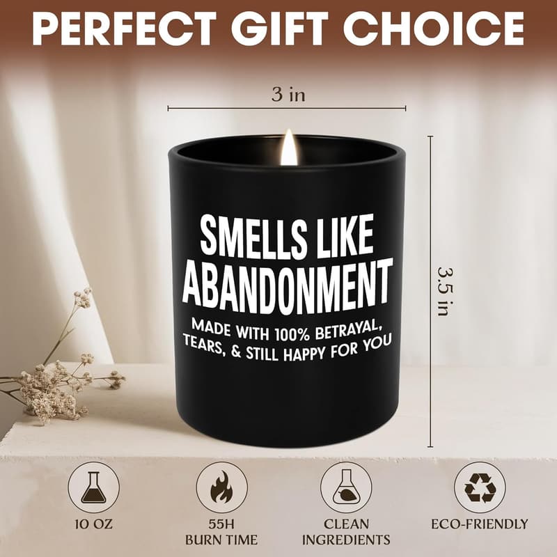 Retirement Scented Candle - 10oz Vanilla Lavender Gift for Coworkers