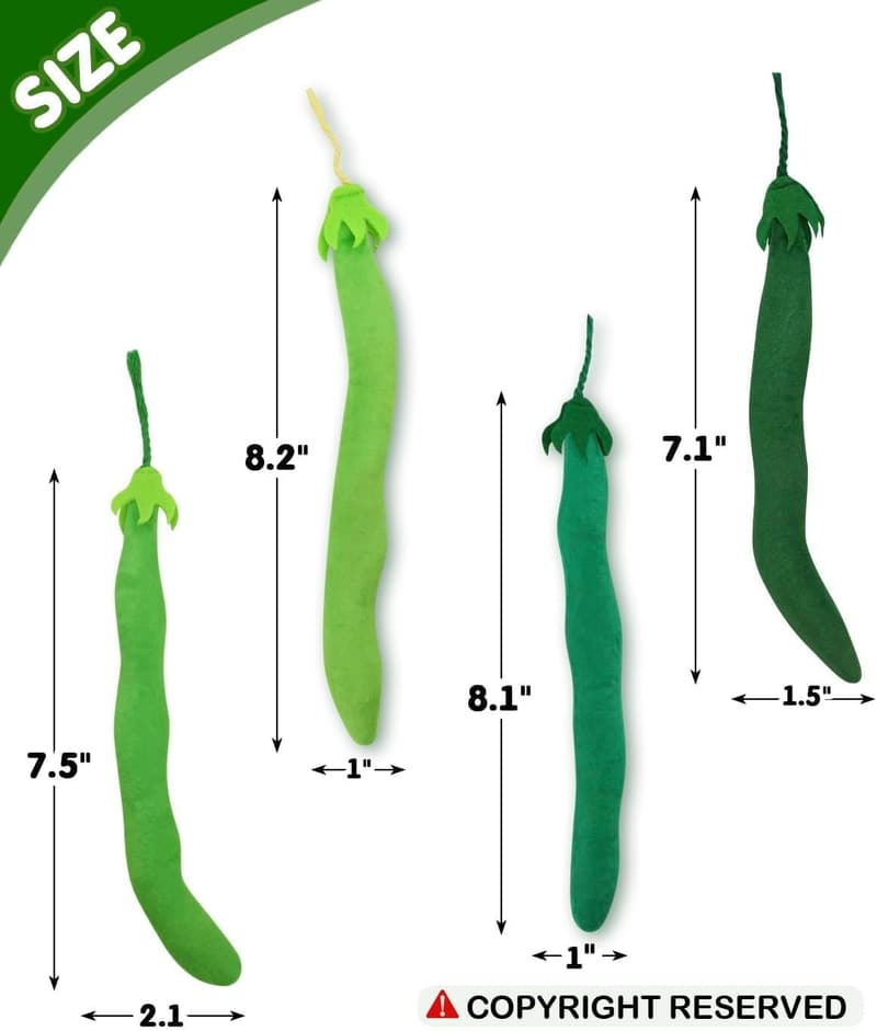 Interactive Catnip Kicker Toys - 4PCS Vegan Chew Set for Cats
