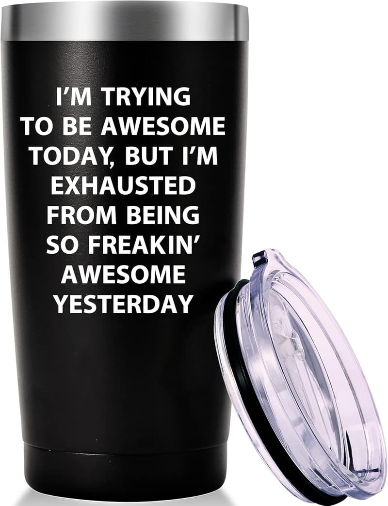 Inspirational 20oz Travel Mug for Boss or Colleagues