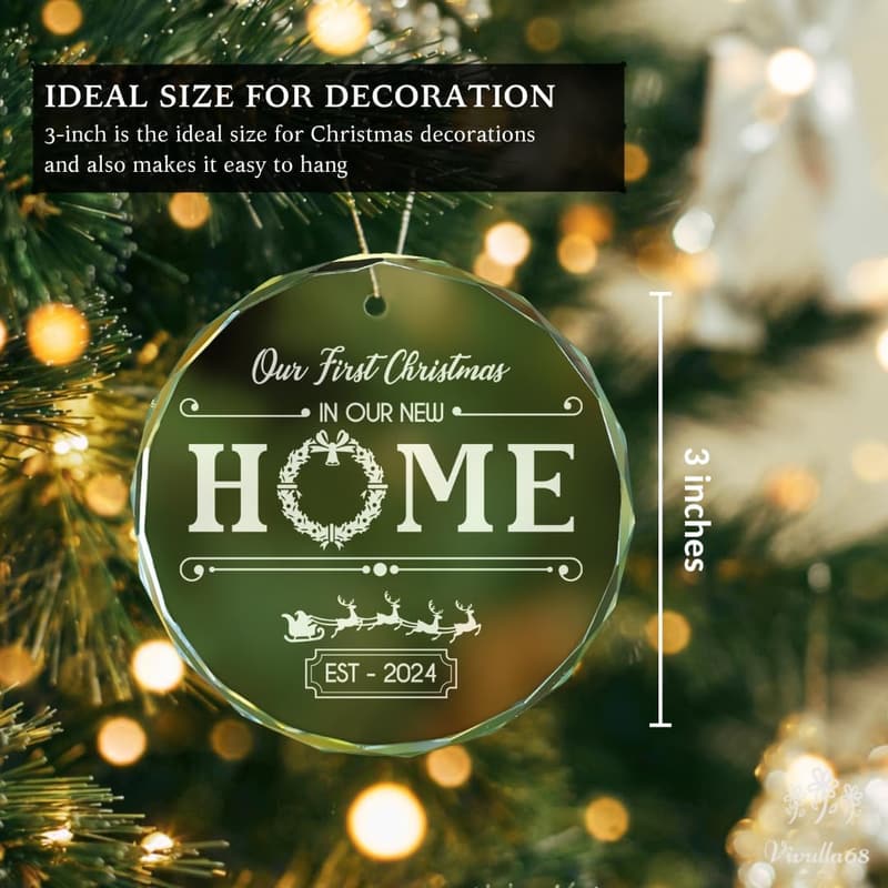 2024 New Home Ornament – Ideal Housewarming Gift for Couples