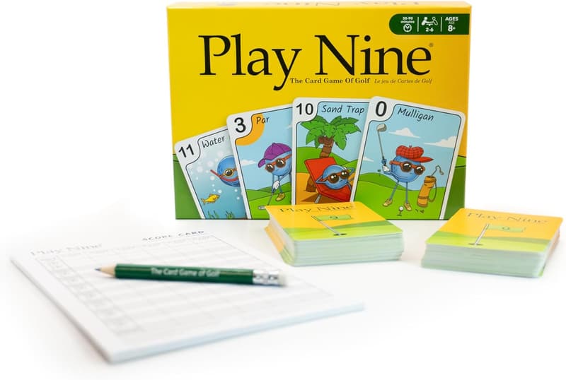 Golf-Themed Play Nine Card Game