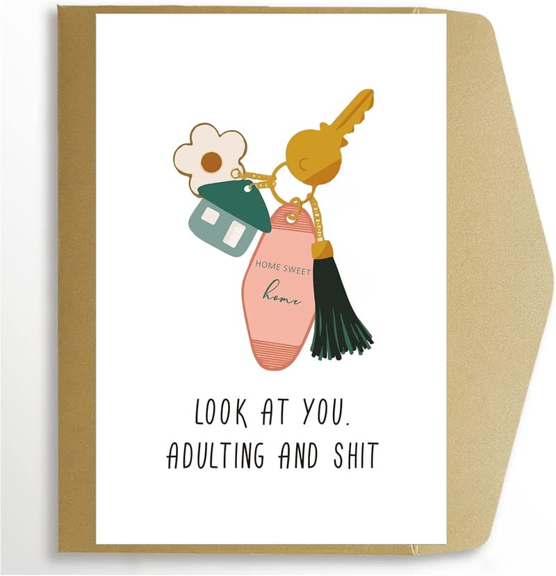 Happy New Home Card - Funny Housewarming for Friends