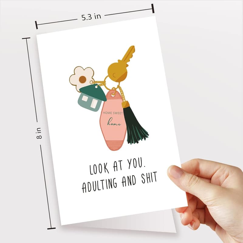 Happy New Home Card - Funny Housewarming for Friends