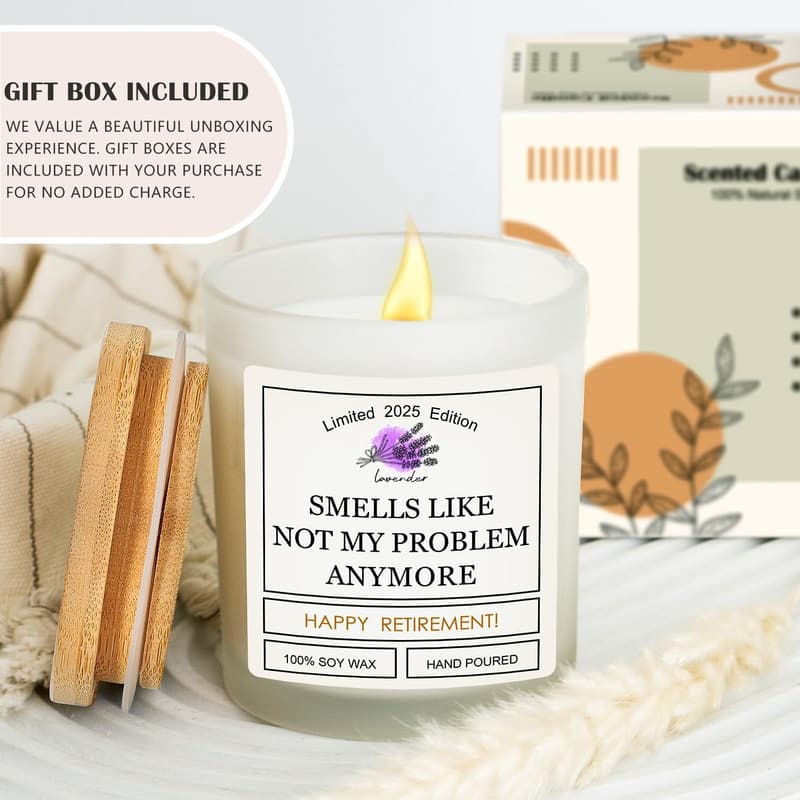 Retirement Gift for Women & Men - Farewell Card & Decorations
