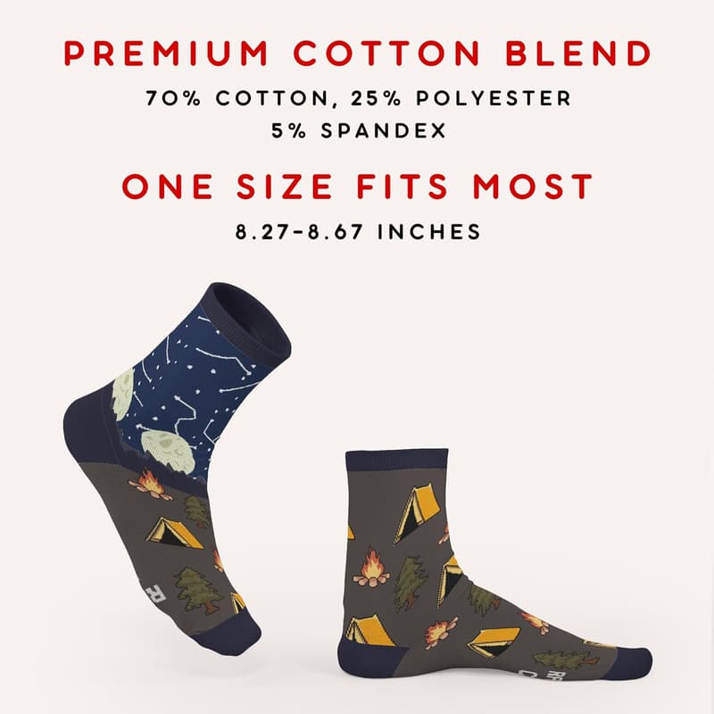 Multisport Hobby Socks for Skiing, Cycling, Fishing & More