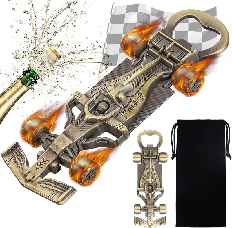 Racing Car Bottle Opener Gift for Racing Fans