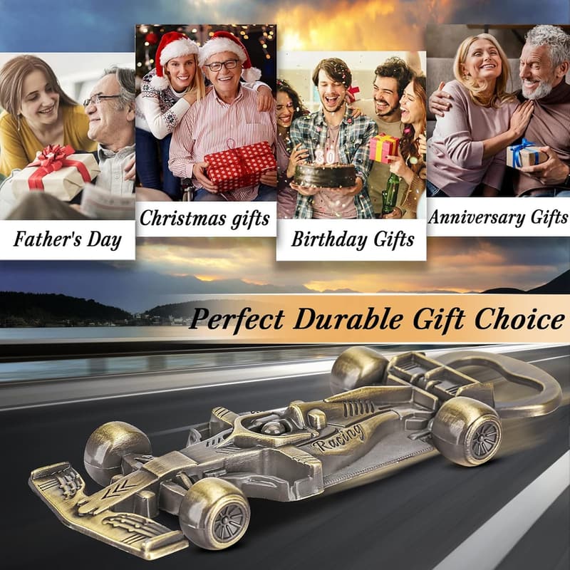 Racing Car Bottle Opener Gift for Racing Fans