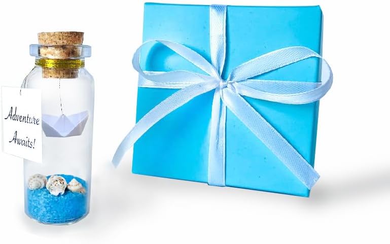 Inspirational Message in a Bottle Gift - Adventure Awaits
