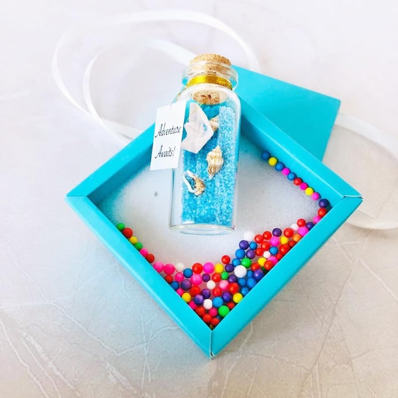 Inspirational Message in a Bottle Gift - Adventure Awaits