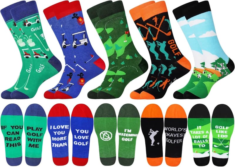 Funky Dress Socks for Men – Fun Gift for Dad or Grandpa