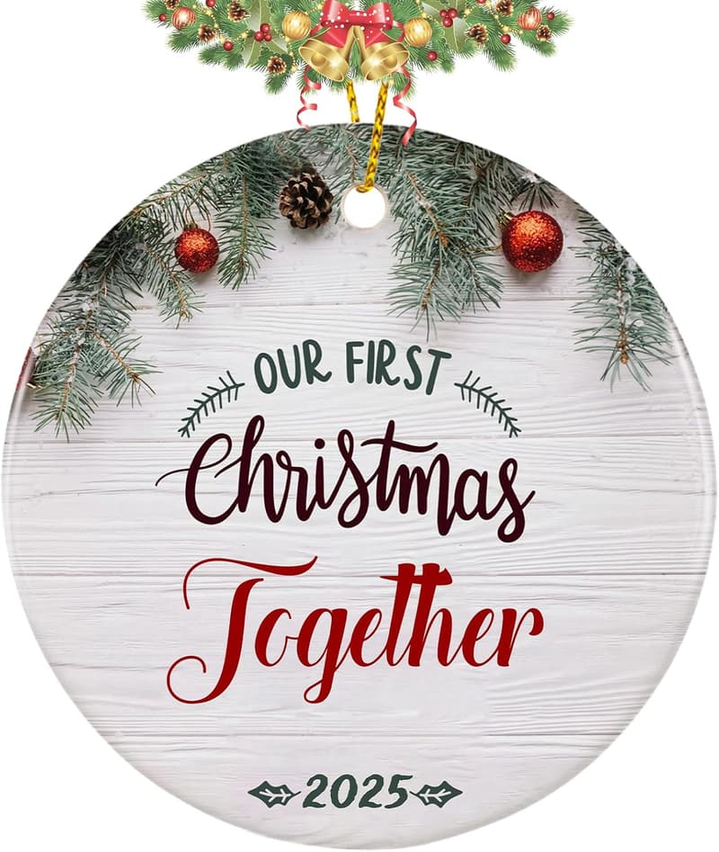 2025 First Christmas Together Ceramic Ornament