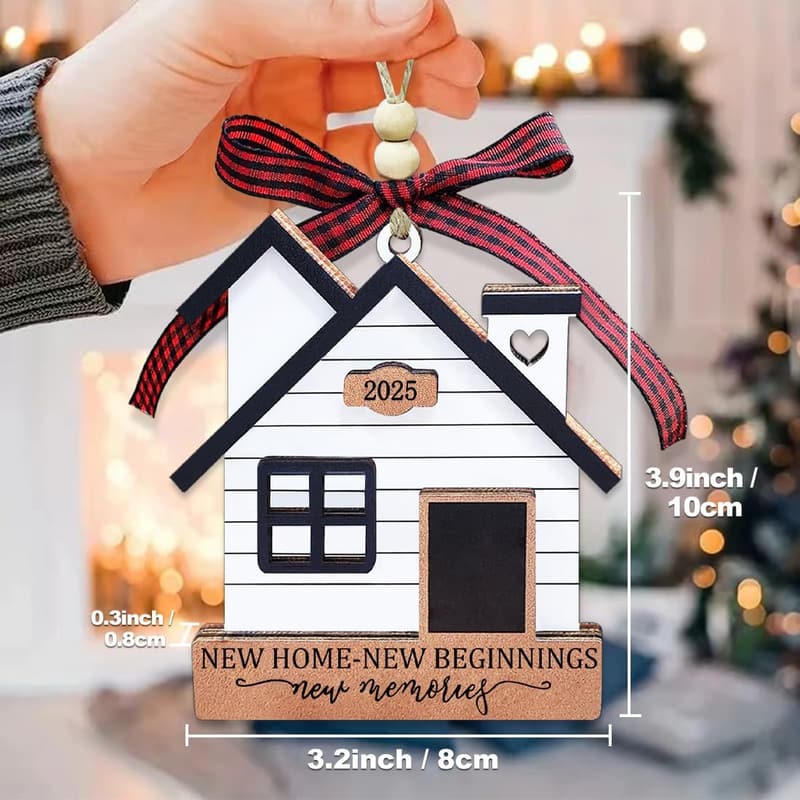 2025 Housewarming Ornament - New Home Gift for Couples