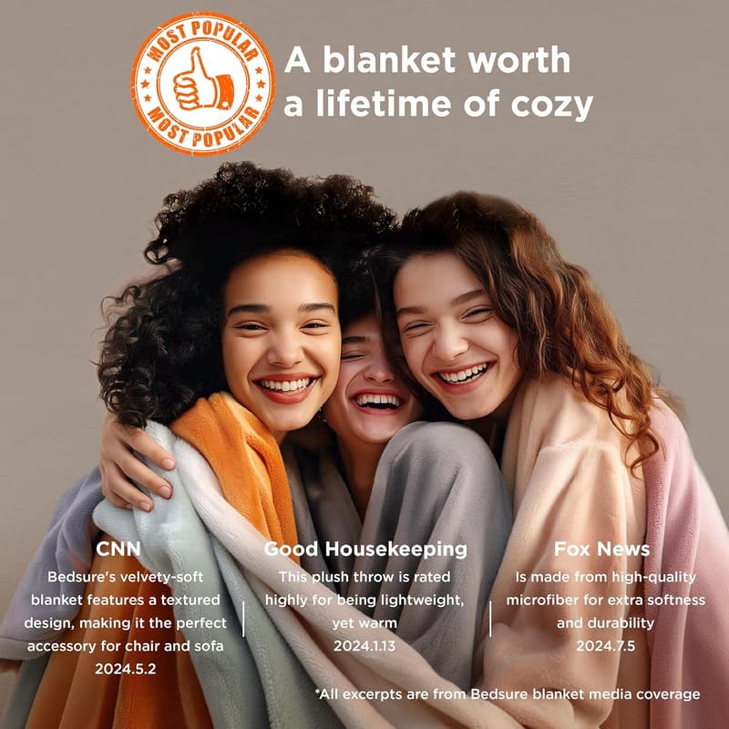 Cozy Grey Fleece Bed Blanket - Soft Lightweight Plush, 90x90 inches