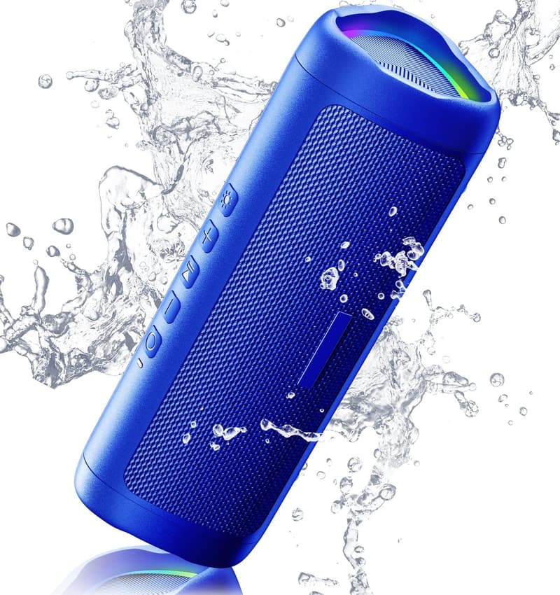 Portable Bluetooth Speakers, HD Sound, Waterproof, 20H Playtime