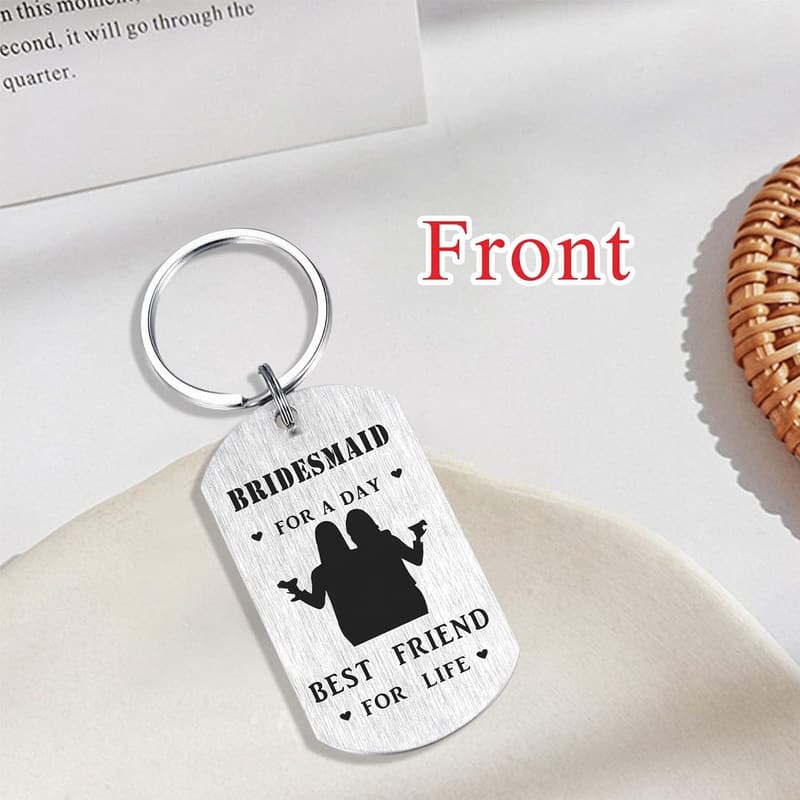 Wedding Day Keychain - Perfect Gift for Bride & Groom