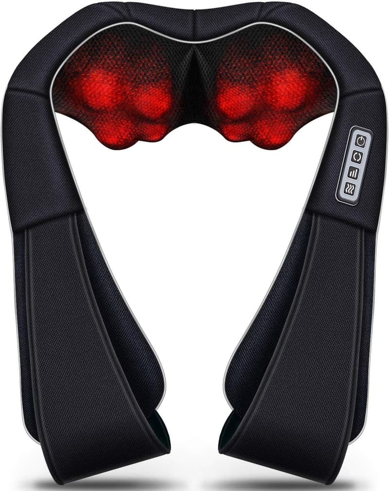 Christmas Shiatsu Neck and Shoulder Massager with Heat for Couples