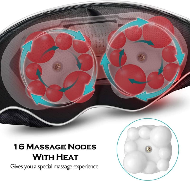 Christmas Shiatsu Neck and Shoulder Massager with Heat for Couples