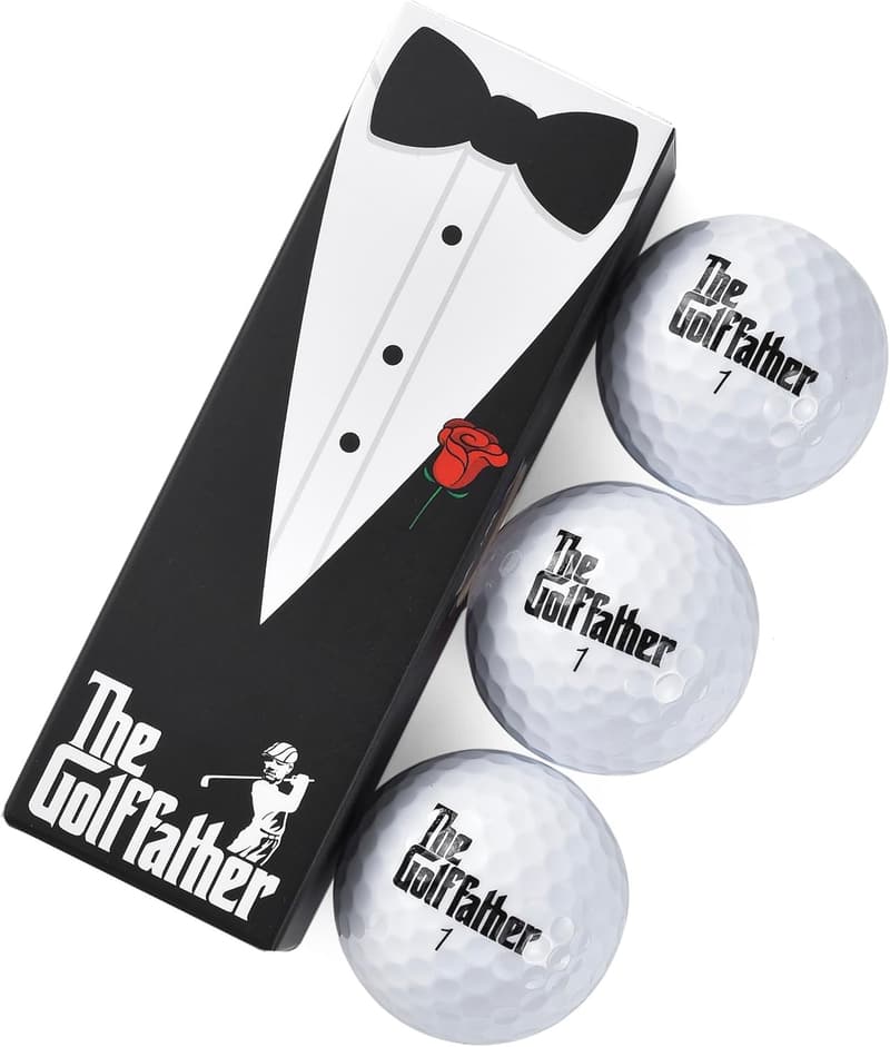 Golf Father Edition Golf Balls - Fun Gag Gift for Dad