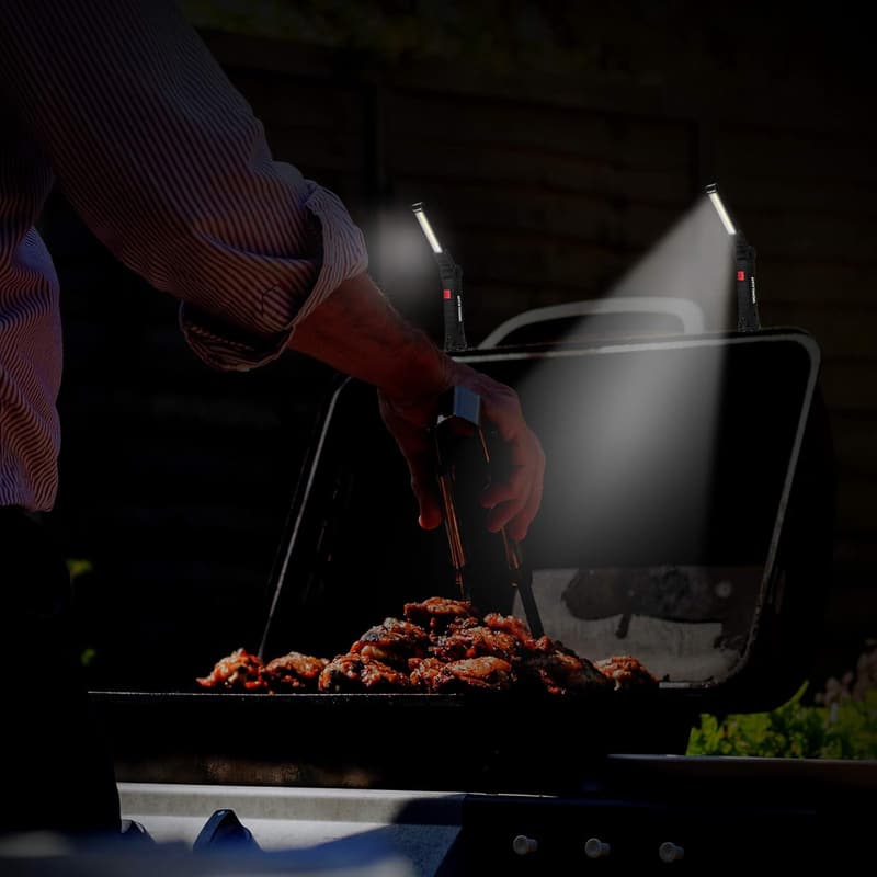 Rechargeable LED Work Lights Set - Magnetic Base, 360° Rotation