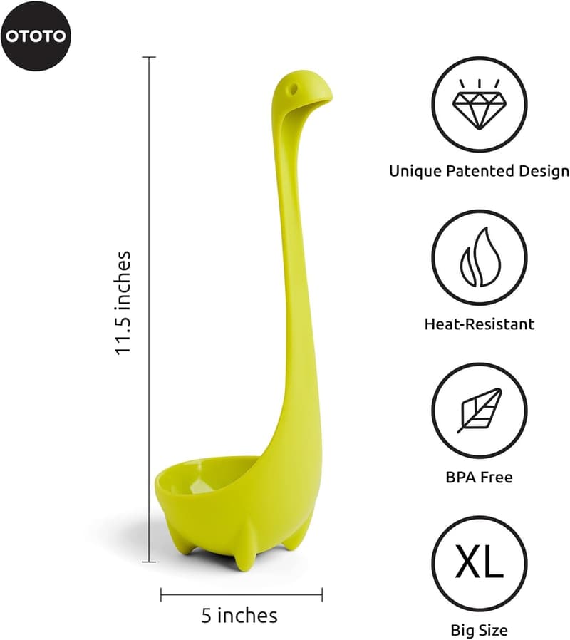 Nessie Soup Ladle - Unique Loch Ness Design Cooking Gift for Mom