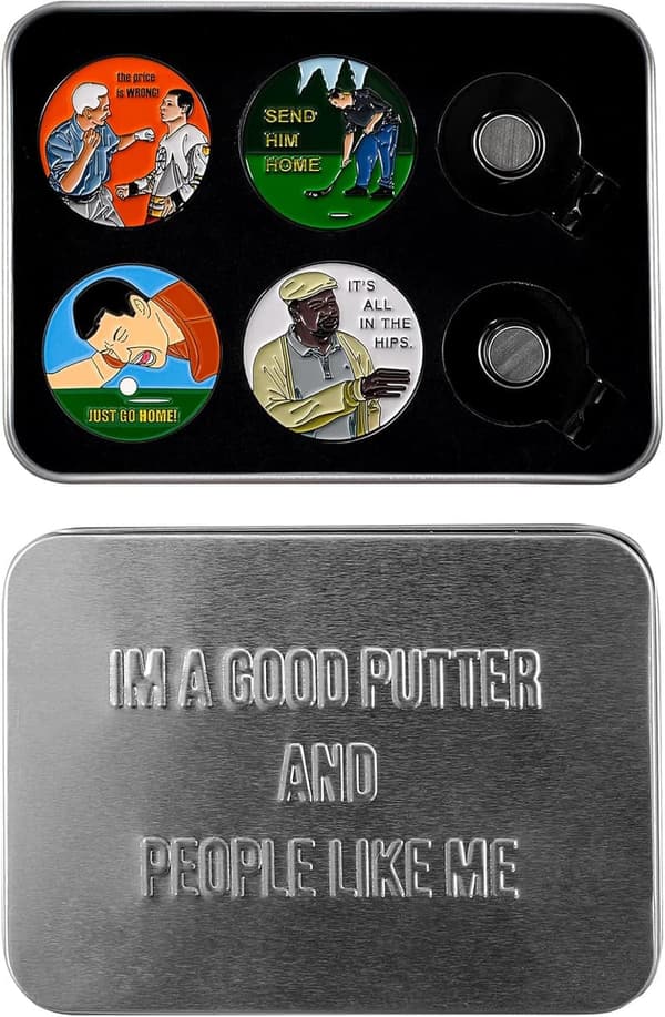 Premium Golf Ball Marker - Fun Gift for Golfers