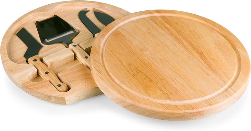 Charcuterie Board Set - Parawood Cheese Board & Knife Set