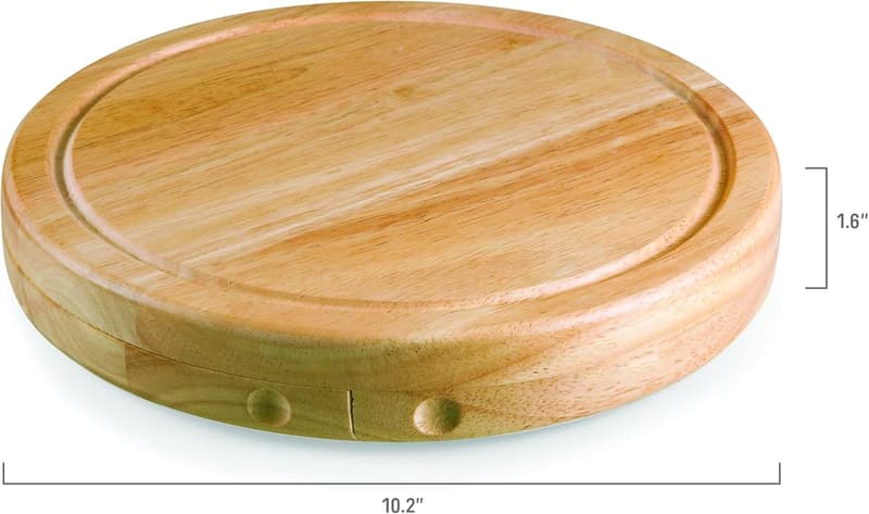 Charcuterie Board Set - Parawood Cheese Board & Knife Set